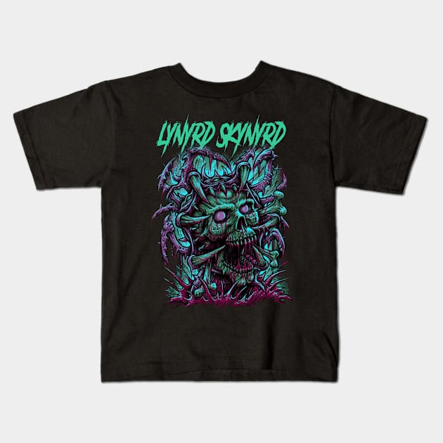 LYNYRD BAND Kids T-Shirt by batubara.studio